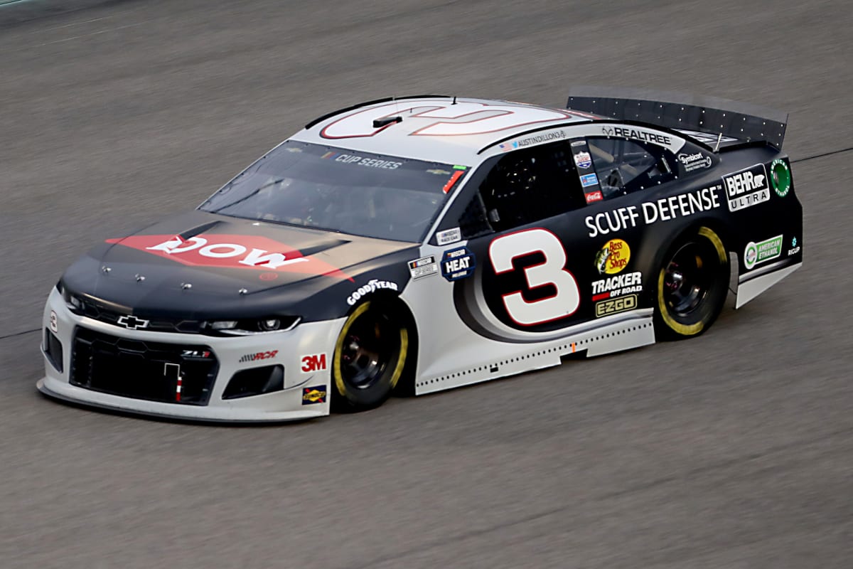HOMESTEAD, FLORIDA - JUNE 14: Austin Dillon, driver of the #3 DOW/Behr Ultra Scuff Defense Chevrolet, races during the NASCAR Cup Series Dixie Vodka 400 at Homestead-Miami Speedway on June 14, 2020 in Homestead, Florida. (Photo by Chris Graythen/Getty Images) | Getty Images