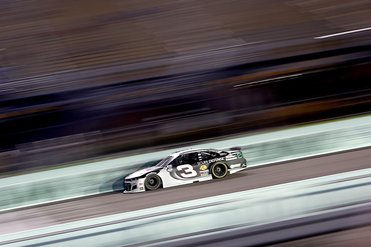 HOMESTEAD, FLORIDA - JUNE 14: Austin Dillon, driver of the #3 DOW/Behr Ultra Scuff Defense Chevrolet, races during the NASCAR Cup Series Dixie Vodka 400 at Homestead-Miami Speedway on June 14, 2020 in Homestead, Florida. (Photo by Chris Graythen/Getty Images) | Getty Images
