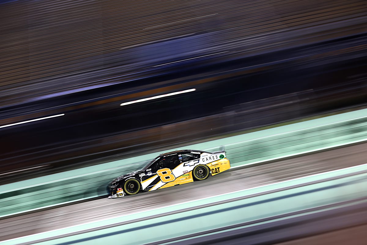 HOMESTEAD, FLORIDA - JUNE 14: Tyler Reddick, driver of the #8 Chevrolet, drives during the NASCAR Cup Series Dixie Vodka 400 at Homestead-Miami Speedway on June 14, 2020 in Homestead, Florida. (Photo by Chris Graythen/Getty Images) | Getty Images