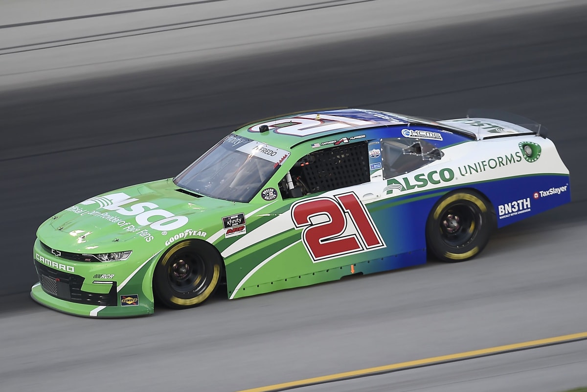 SPARTA, KENTUCKY - JULY 09: Anthony Alfredo, driver of the #21 Chevrolet, drives during the NASCAR Xfinity Series Shady Rays 200 at Kentucky Speedway on July 09, 2020 in Sparta, Kentucky. (Photo by Jared C. Tilton/Getty Images) | Getty Images