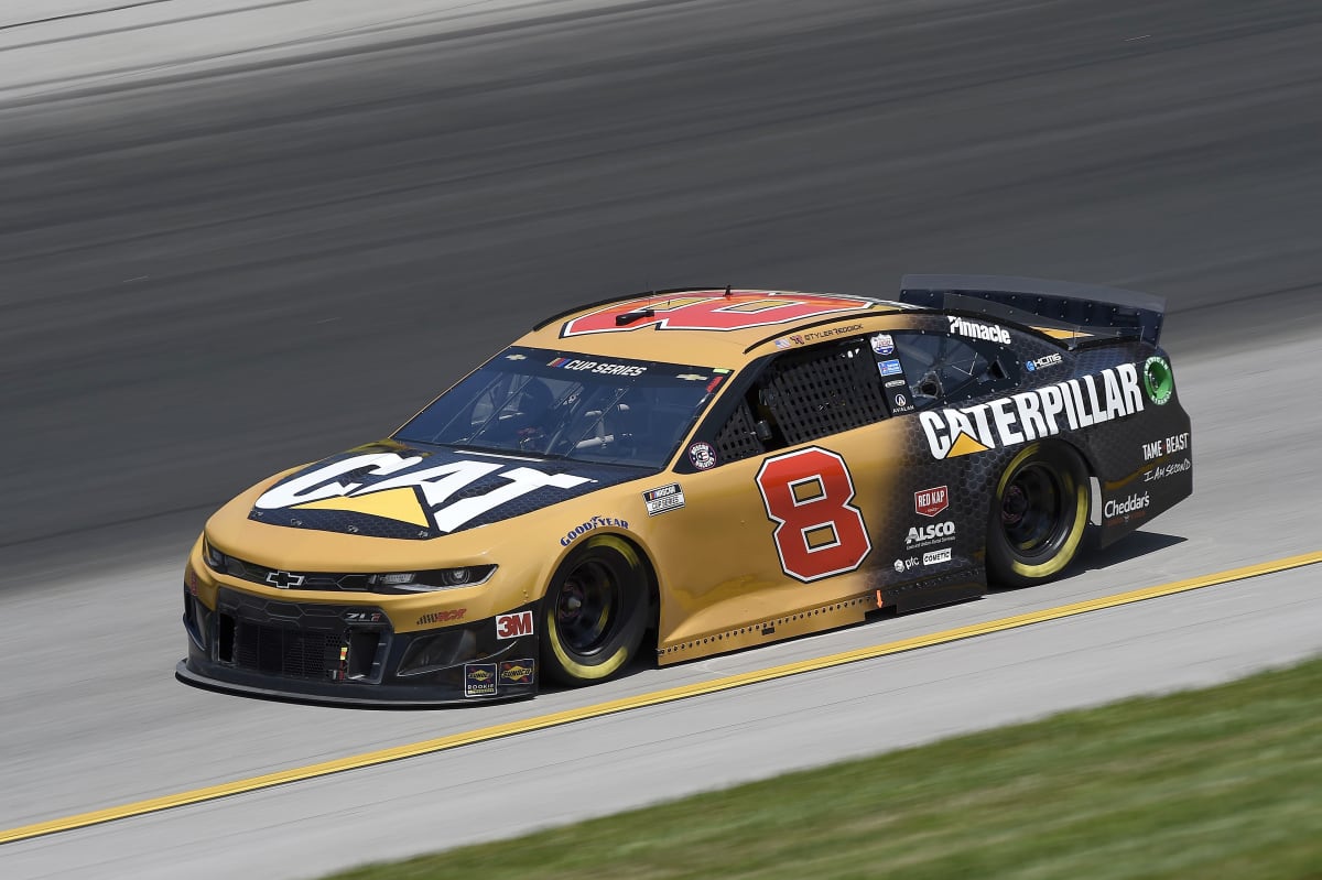 SPARTA, KENTUCKY - JULY 12: Tyler Reddick, driver of the #8 Caterpillar Chevrolet, drives during the NASCAR Cup Series Quaker State 400 Presented by Walmart at Kentucky Speedway on July 12, 2020 in Sparta, Kentucky. (Photo by Jared C. Tilton/Getty Images) | Getty Images