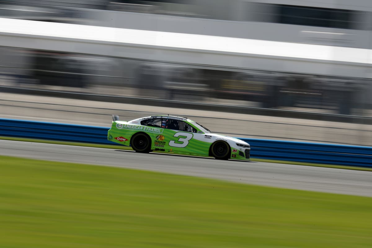DAYTONA BEACH, FLORIDA - AUGUST 16: Kaz Grala, driver of the #3 American Ethanol Chevrolet, drives during the NASCAR Cup Series Go Bowling 235 at Daytona International Speedway on August 16, 2020 in Daytona Beach, Florida. (Photo by Chris Graythen/Getty Images) | Getty Images