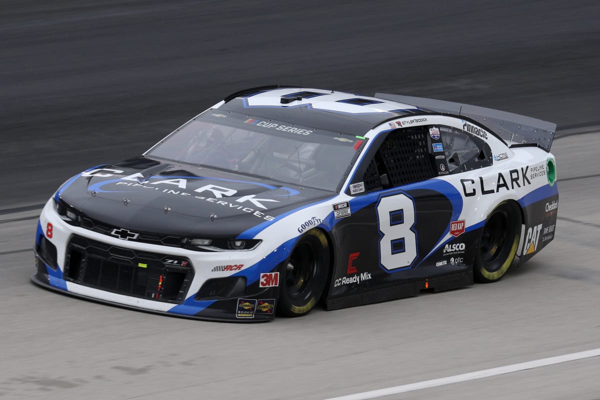 FORT WORTH, TEXAS - OCTOBER 28: Tyler Reddick, driver of the #8 Clark Pipeline Services Chevrolet, drives during the NASCAR Cup Series Autotrader EchoPark Automotive 500 at Texas Motor Speedway on October 28, 2020 in Fort Worth, Texas. (Photo by Chris Graythen/Getty Images) | Getty Images