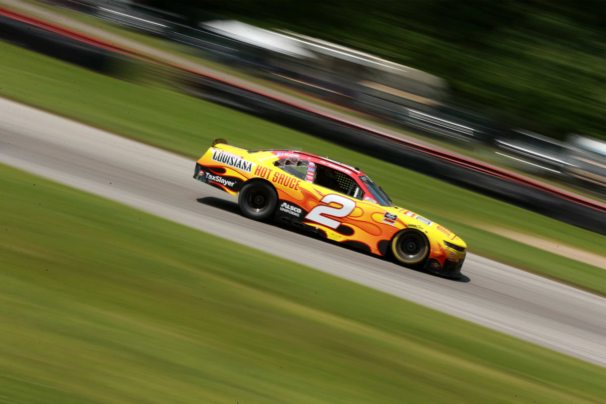 LEXINGTON, OHIO - JUNE 05: Myatt Snider, driver of the #2 Louisiana Hot Sauce Chevrolet, drives during the NASCAR Xfinity Series B&L Transport 170 at Mid-Ohio Sports Car Course on June 05, 2021 in Lexington, Ohio. (Photo by Sean Gardner/Getty Images) | Getty Images