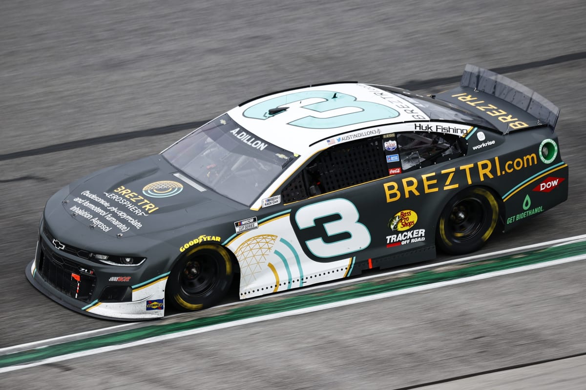 HAMPTON, GEORGIA - JULY 11: Austin Dillon, driver of the #3 BREZTRI Chevrolet, drives during the NASCAR Cup Series Quaker State 400 presented by Walmart at Atlanta Motor Speedway on July 11, 2021 in Hampton, Georgia. (Photo by Jared C. Tilton/Getty Images) | Getty Images