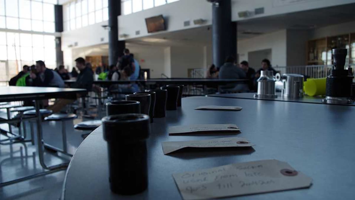 The evolution of innovation was on display in a tool as simple as a socket. Students got a hands-on look at how the design of sockets used in NASCAR pit stops evolved over the last decade.