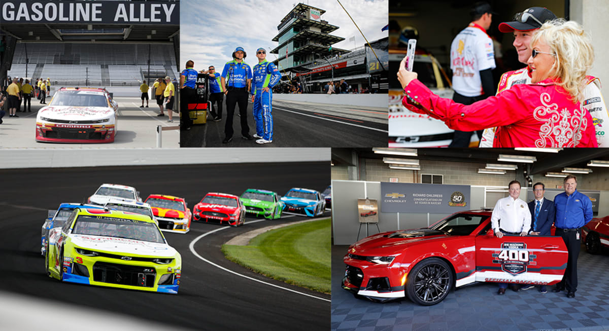 The NASCAR Xfinity and NASCAR Cup Series hit the legendary Indianapolis Motor Speedway this weekend, racing at the famous "Yard of Bricks" on Saturday and Sunday.