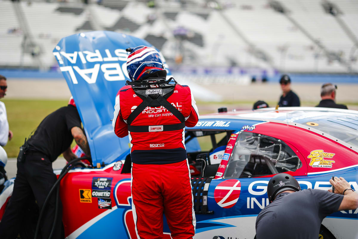 June 29, 2024: NASCAR races at the Nashville SuperSpeedway in Lebanon, Tennessee. (HHP/Chris Owens)