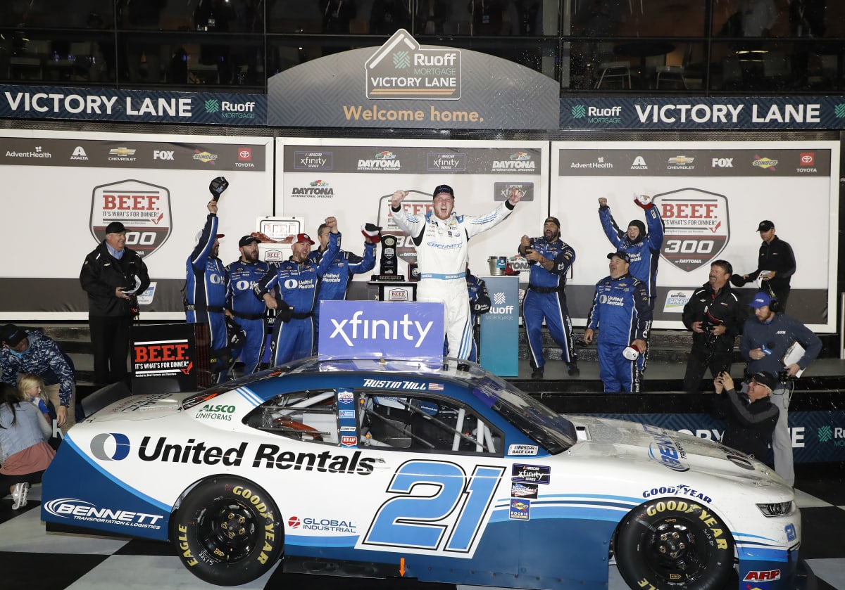 February 19 , 2022:  at the Daytona International Speedway in Daytona Beach , FL.  ,  .  .   .  (HHP/Andrew Coppley)