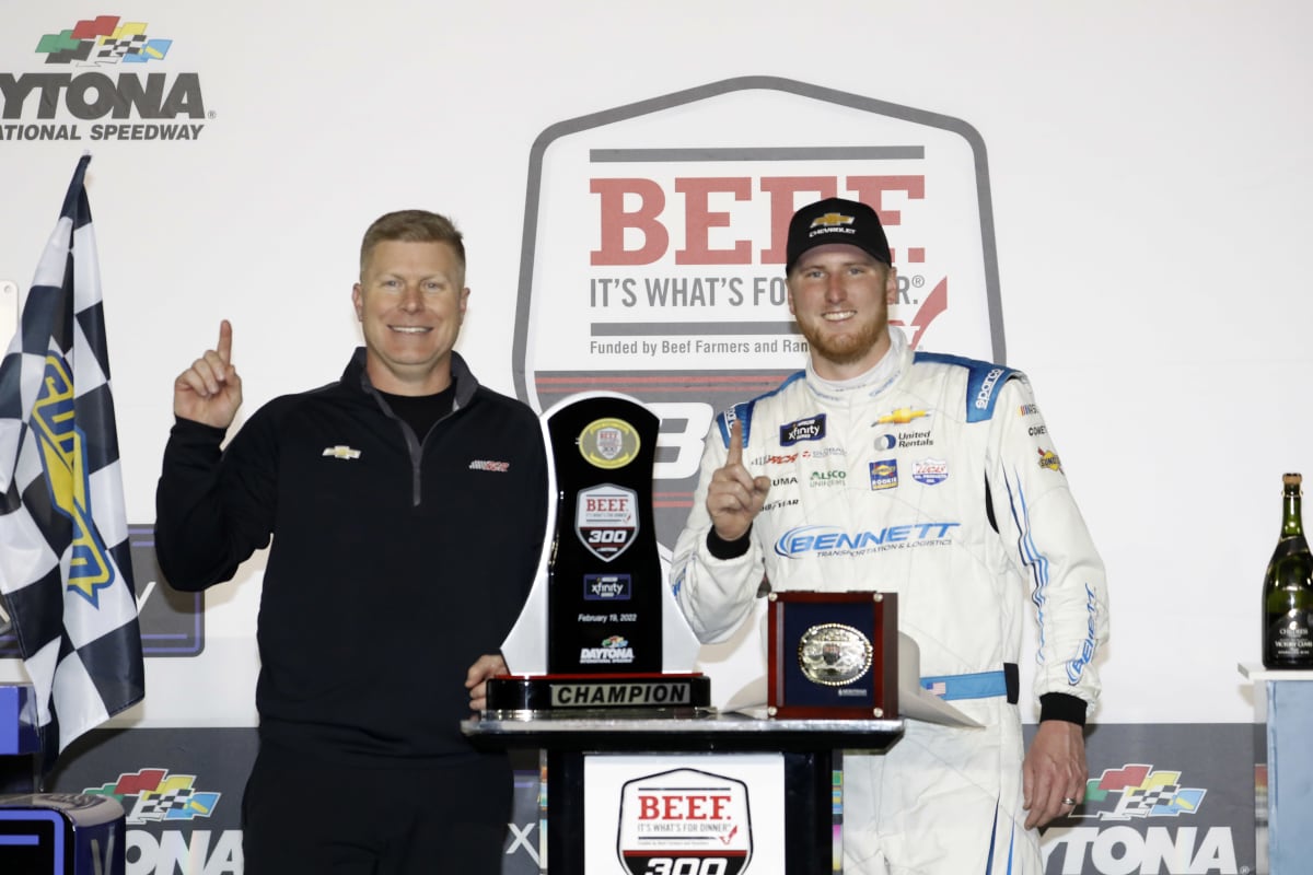 February 19 , 2022:  at the Daytona International Speedway in Daytona Beach , FL.  ,  .  .   .  (HHP/Andrew Coppley)