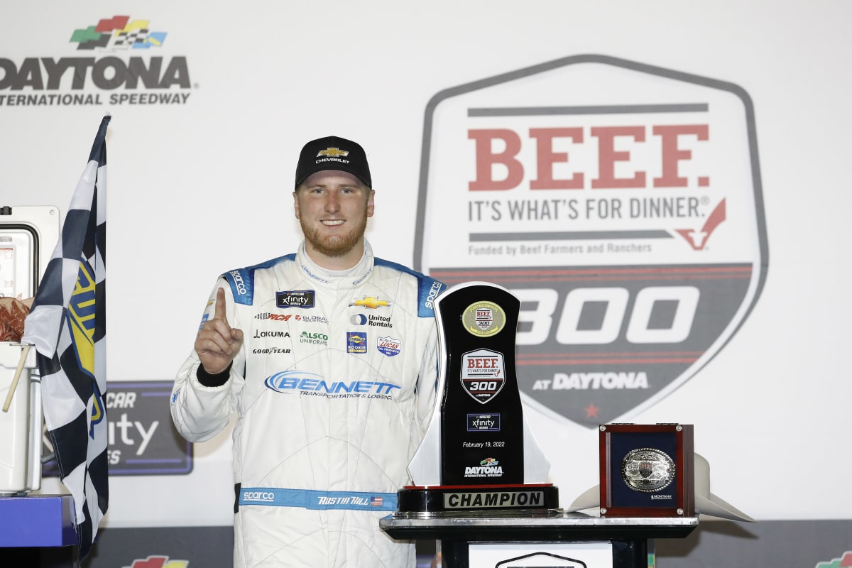 February 19 , 2022:  at the Daytona International Speedway in Daytona Beach , FL.  ,  .  .   .  (HHP/Andrew Coppley)