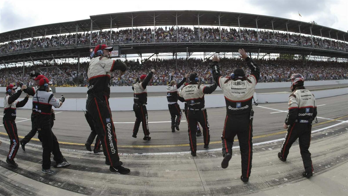 Rick Tulbert, 2003 Brickyard 400 Champion team member: 'Well, I probably started kissing em’ before they started taking photos. You think, 'When am I going get to do this again?' So, I kissed em’ when I got out there before they even said go ahead. I didn’t French kiss em’, but probably would have.'