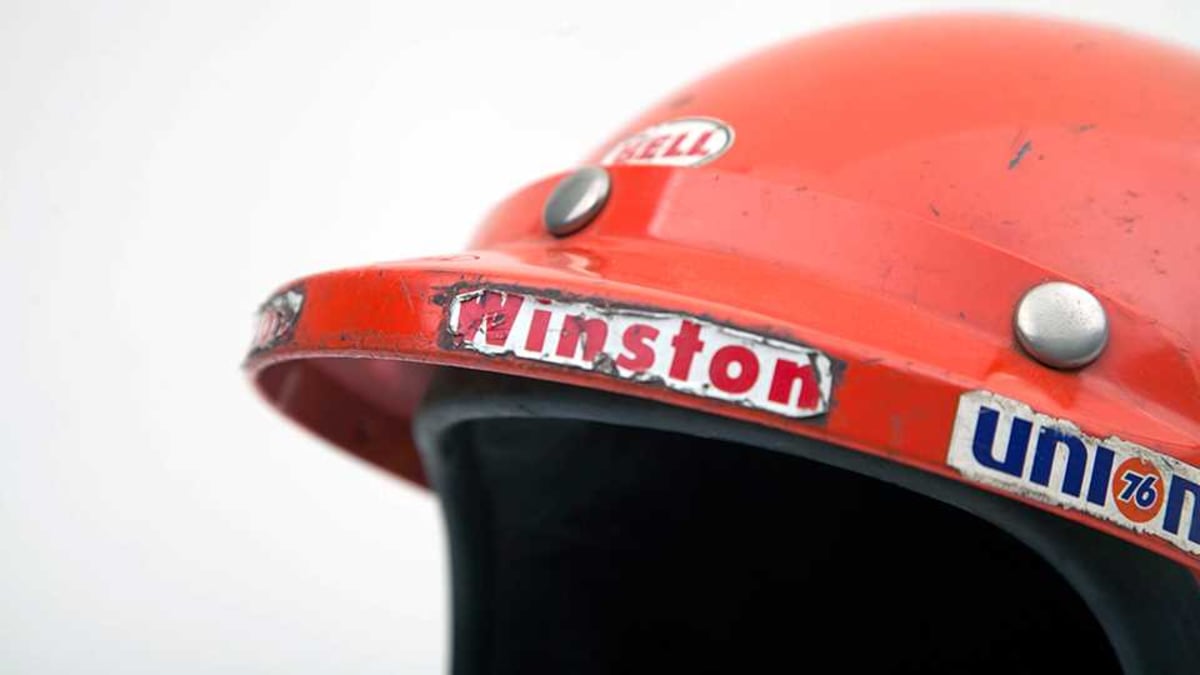 Childress often times didn’t have the nicest and newest parts or gear – his helmets were sometimes hand-me-downs, painted by a friend and used for multiple seasons.