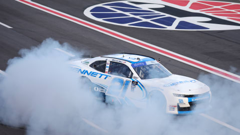 Austin Hill fends off final-lap challenges for home-state win in Atlanta
