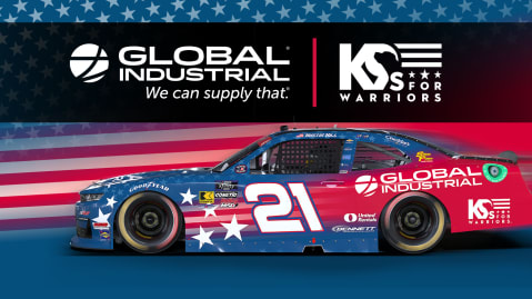 Global Industrial Company To Raise Awareness for K9s For Warriors At NASCAR Xfinity Series Race on  Memorial Day Weekend