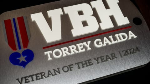 RCR President Torrey Galida Named 2024 VBH Veteran of the Year at Veterans Coffee