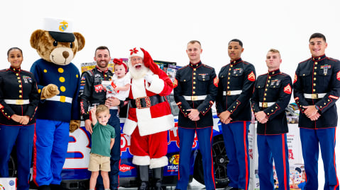 The Marine Toys for Tots Foundation and Richard Childress Racing are Partnering to #DriveforHope for Children in Need