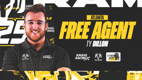Ty Dillon Joins Ram’s Free Agent Program