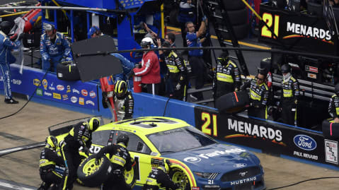 #21: Paul Menard, Wood Brothers Racing, Ford Mustang Menards / Tarkett