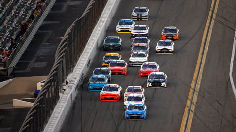 austin hill leads at daytona