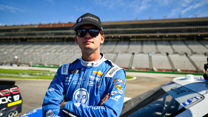 RCR's Jesse Love qualifies on the Bennett Transportation & Logistics Pole