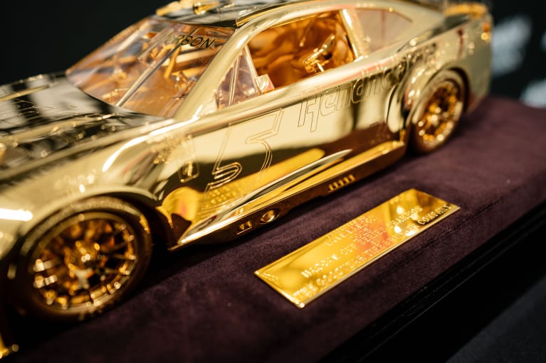 Goodyear presents Gold Car to 2025 NASCAR Cup Series champion Kyle