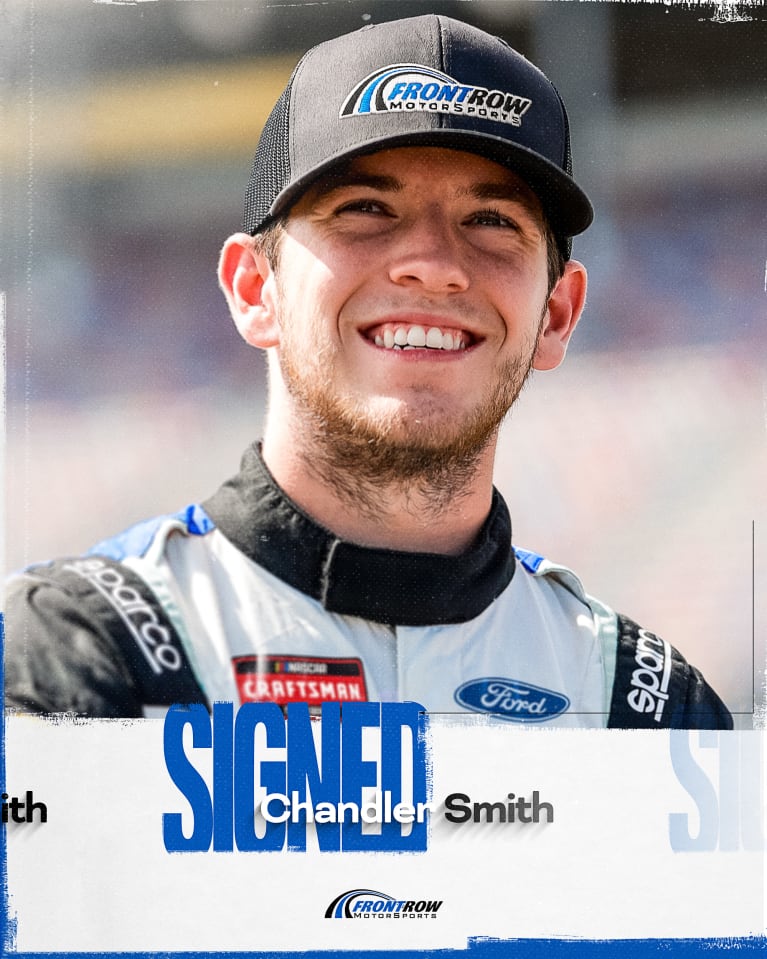 Chandler Smith Joins Front Row Motorsports Truck Program in 2025