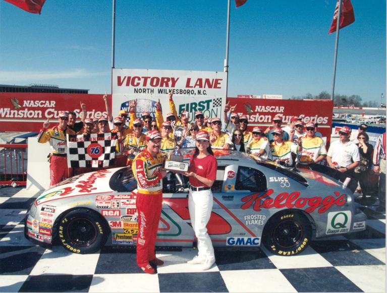 Terry Labonte ties Richard Petty at North Wilkesboro, matches Bill ...