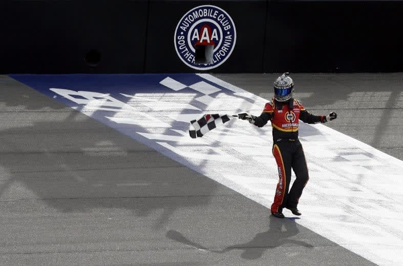 44. NASCAR Xfinity Series at Auto Club Speedway Date: Feb. 21, 2009Win in Xfinity Series: 22