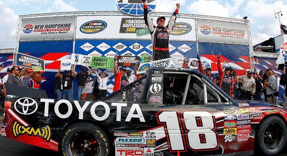 80. NASCAR Craftsman Truck Series at New Hampshire Motor Speedway Date: Sept. 18, 2010Win in Craftsman Truck Series: 21