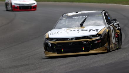 INDIANAPOLIS, INDIANA - AUGUST 15: Tyler Reddick, driver of the #8 BetMGM Chevrolet, drives during the NASCAR Cup Series Verizon 200 at the Brickyard at Indianapolis Motor Speedway on August 15, 2021 in Indianapolis, Indiana. (Photo by Stacy Revere/Getty Images) | Getty Images