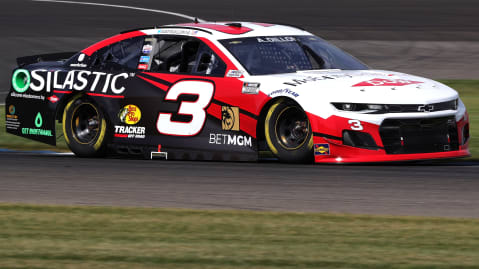 INDIANAPOLIS, INDIANA - AUGUST 14: Austin Dillon, driver of the #3 Dow MobilityScience Chevrolet, drives during practice for the NASCAR Cup Series Verizon 200 at the Brickyard at Indianapolis Motor Speedway on August 14, 2021 in Indianapolis, Indiana. (Photo by Stacy Revere/Getty Images) | Getty Images