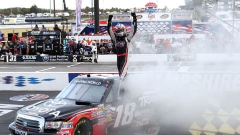 104. NASCAR Craftsman Truck Series at New Hampshire Motor Speedway Date: Sept. 24, 2011Win in Craftsman Truck Series: 30