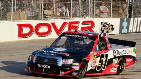 115. NASCAR Craftsman Truck Series at Dover Motor Speedway Date: May 31, 2013Win in Craftsman Truck Series: 32