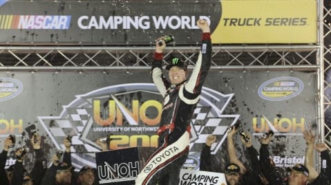 119. NASCAR Craftsman Truck Series at Bristol Motor Speedway Date: Aug. 21, 2013Win in Craftsman Truck Series: 33