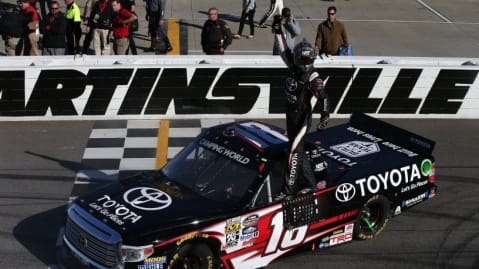 158. NASCAR Craftsman Truck Series at Martinsville Speedway Date: April 2, 2016Win in Craftsman Truck Series: 45