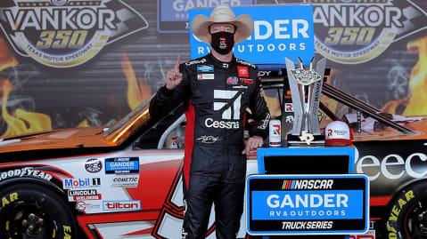 212. NASCAR Craftsman Truck Series at Texas Motor Speedway Date: July 18, 2020Win in Craftsman Truck Series: 59