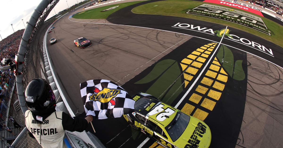 NASCAR Iowa results: William Byron coasts to Cup Series victory ...
