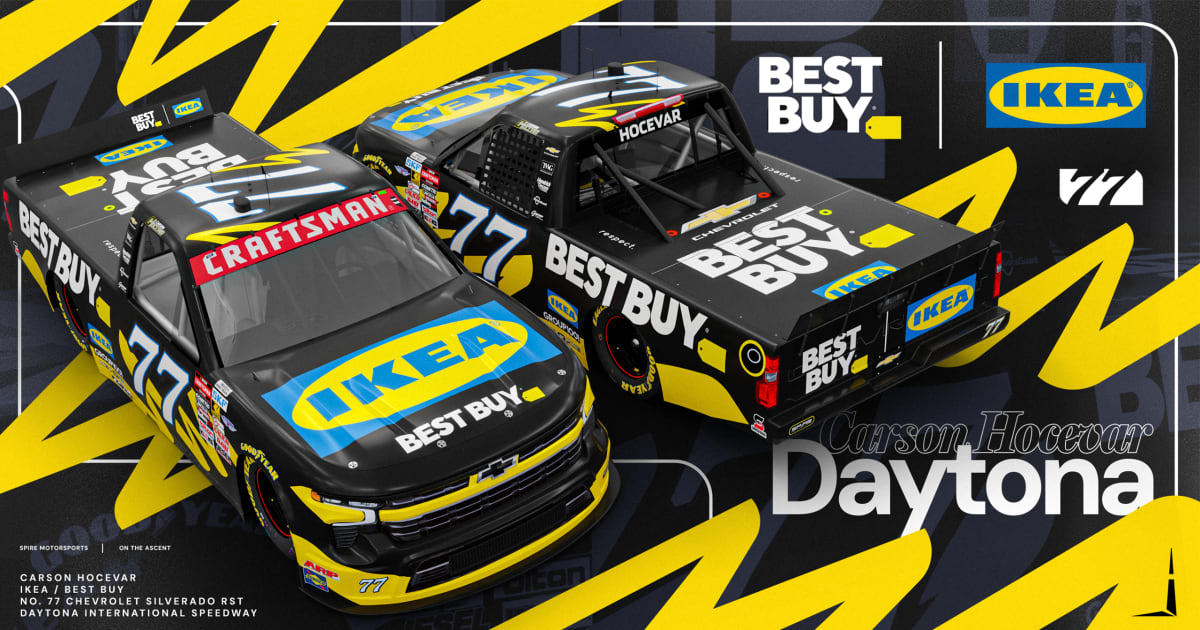 Ikea, Best Buy Partner With Hocevar, Spire Motorsports For Daytona