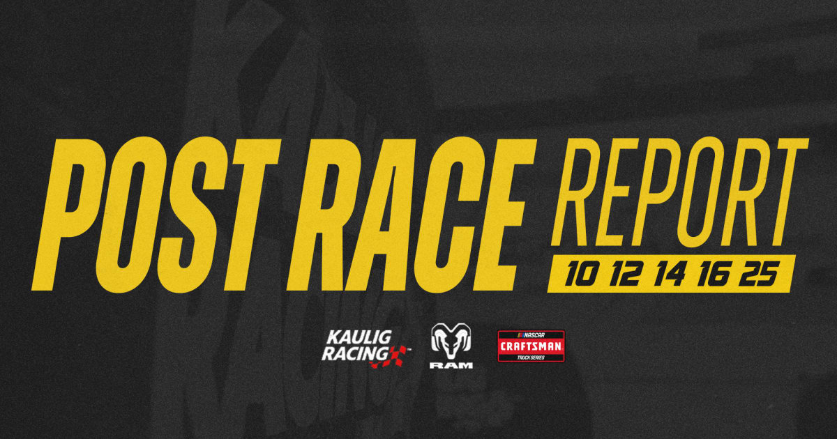 Post Race Report | Tennessee Army National Guard 250