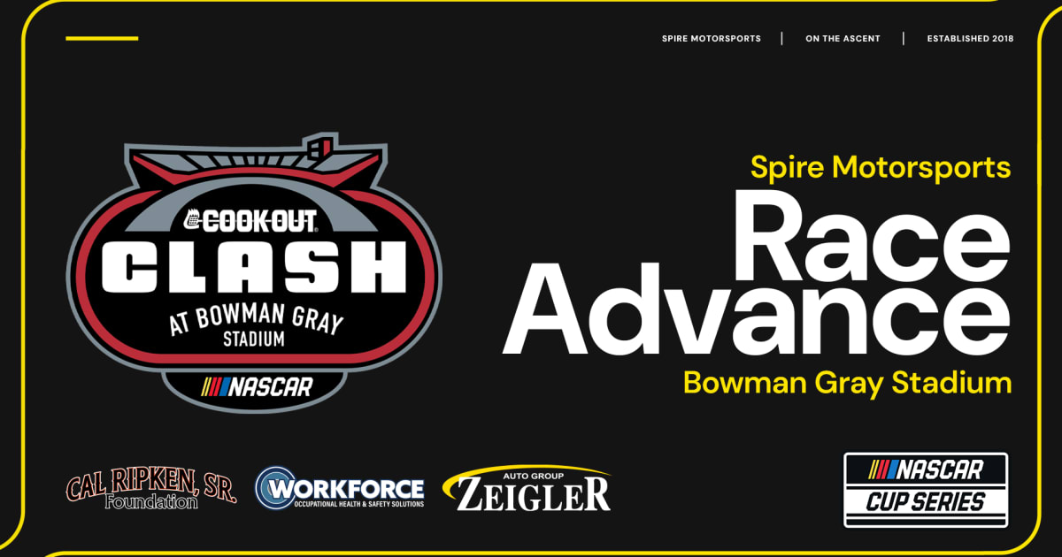 Spire Motorsports NASCAR Clash at Bowman Gray Stadium Race Advance