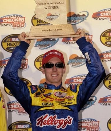 11. NASCAR Cup Series at Phoenix Raceway Date: Nov. 13, 2005Win in NASCAR Cup Series: 2