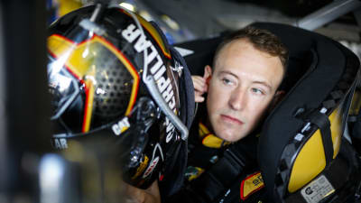 Daniel Hemric locks in for opening practice at Pocono raceway.