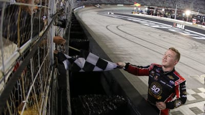 Tyler Reddick collects his fourth checkered flag of the 2019 NASCAR Xfinity Series season after a statement performance at Bristol Motor Speedway.