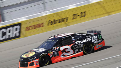 Austin Dillon's No. 3 Bass Pro Shops / Tracker Off Road Chevrolet became a handful once the sun went down on Saturday, but the team managed to hold on to grab a 12th place finish in the South Point 400.
