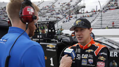Daniel Hemric chats with MRN prior to qualifying at Martinsville.
