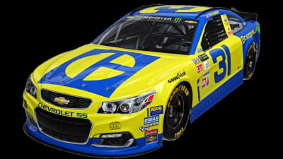 Ryan Newman's No. 31 Caterpillar Chevrolet will also honor the 1987 RCR paint scheme for this weekend's race at Darlington Raceway.