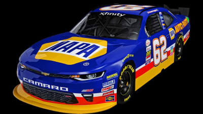 Brendan Gaughan's No. 62 Chevrolet will once again carry the NAPA colors this weekend at Darlington Raceway as a nod to his early days in NASCAR.