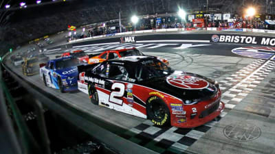 The final restart that led to Austin Dillon claiming victory at the World's Fastest Half Mile.