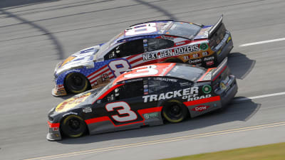The NASCAR Cup Series teams take to the track for the YellaWood 500 at Talladega Superspeedway in Talladega, Alabama.